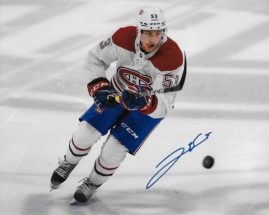Autographed Montreal Canadiens Jan Mysak 8x10 Photo #3 Original