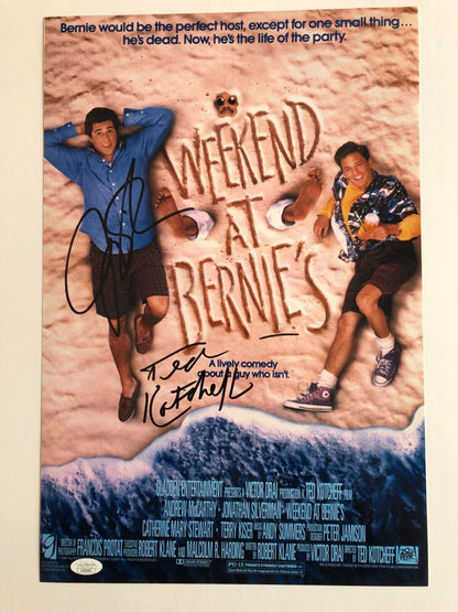 Autographed Weekend at Bernie's 12x18 photo signed Ted Kotcheff Jonathan by JSA