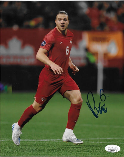 Autographed Samuel Piette Team Canada Soccer 8x10 Photo #3 w JSA Authentication