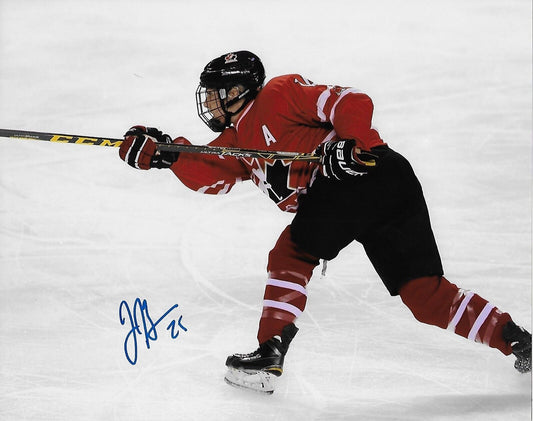 Autographed Jaime Bourbonnais Team Canada Womens Hockey Olympics 8x10 Photo #2