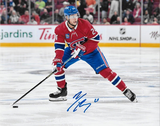 Autographed Montreal Canadiens Madison Bowey 8x10 Photo #2 Original