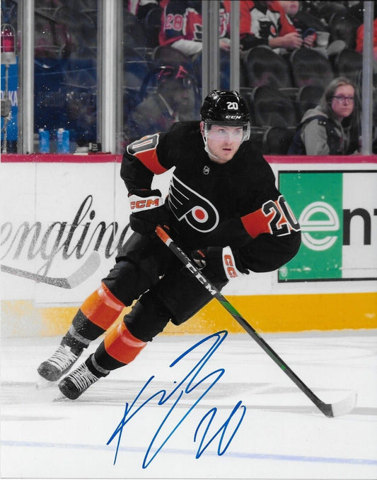 Autographed Philadelphia Flyers Kiefer Bellows 8x10 Photo Original