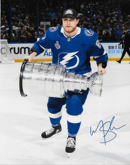 Photo autographiée de la Coupe Stanley 8x10 de Mitchell Stephens par le Lightning de Tampa Bay #2