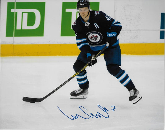 Autographed Winnipeg Jets Simon Lundmark 8x10 Photo #2 Original