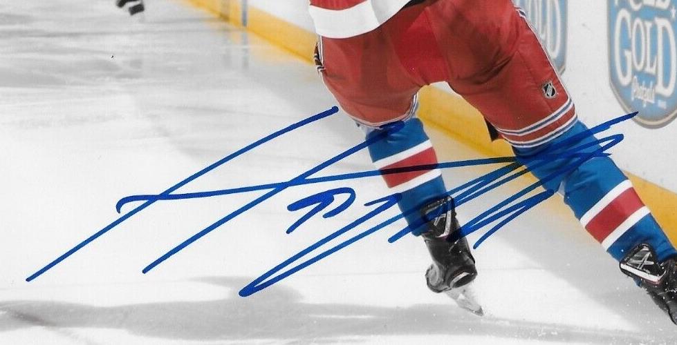 Autographed New York Rangers Libor Hajek 8x10 Photo #2 Original