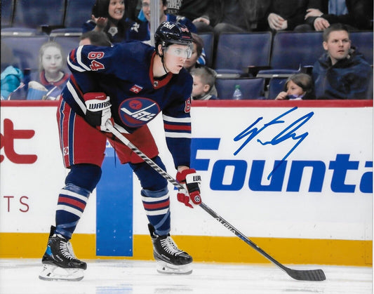 Autographed Winnipeg Jets Logan Stanley 8x10 Photo Original