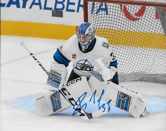 Autographed Winnipeg Jets David Rittich 8x10 Photo  #2 Original