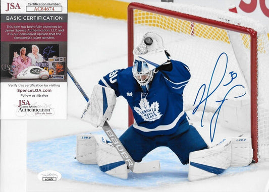 Photo 8x10 signée par Matt Murray des Maple Leafs de Toronto #2, authentification originale JSA