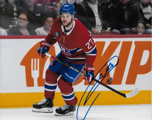 Autographed Montreal Canadiens Jonathan Drouin 8x10 Photo #2 Original
