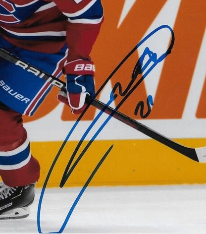 Autographed Montreal Canadiens Jonathan Drouin 8x10 Photo #2 Original