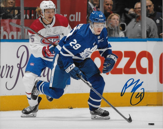 Signed Pontus Holmberg Toronto Maple Leafs 8x10 Photo #1 AHL Marlies Original