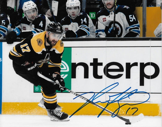 Autographed Boston Bruins Nick Foligno 8x10 Photo #4 Original