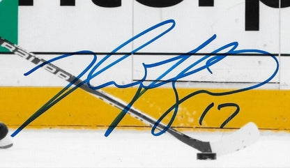 Photo 8x10 autographiée par Nick Foligno des Bruins de Boston #4