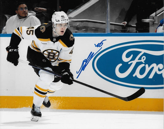 Autographed Boston Bruins Joona Koppanen 8x10 Photo Original