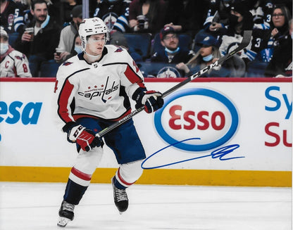 Autographed Washington Capitals Connor McMichael 8x10 Photo #2 Original