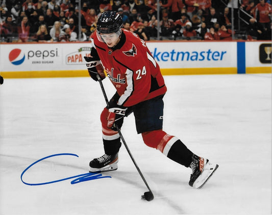 Autographed Washington Capitals Connor McMichael 8x10 Photo #6 Original