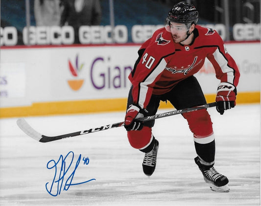 Autographed Washington Capitals Garrett Pilon 8x10 Photo #3 Original