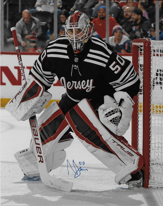 Autographed New Jersey Devils Nico Daws 8x10 Photo Original