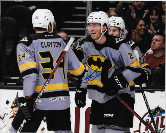 Signed Jake Christiansen Columbus Blue Jackets Autographed 8x10 Photo 2 Original