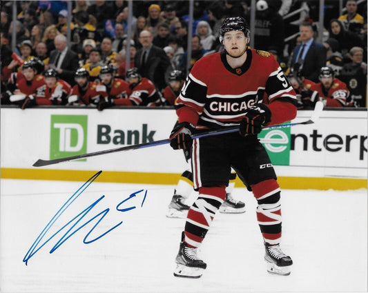 Autographed Chicago Blackhawks Ian Mitchell 8x10 Photo Original