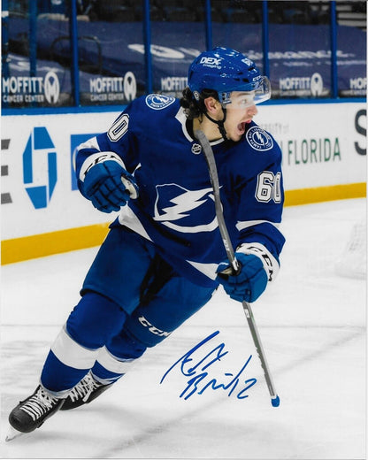 Photo 8x10 autographiée par Alex Barre-Boulet du Lightning de Tampa Bay #7