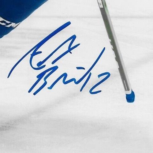 Photo 8x10 autographiée par Alex Barre-Boulet du Lightning de Tampa Bay #7