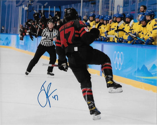 Autographed Jamie Lee Rattray Team Canada Womens Hockey  Olympics 8x10 Photo #2