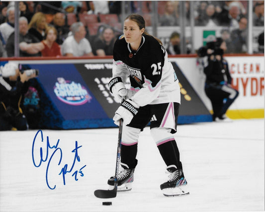 Autographed Alex Carpenter Team USA Womens Hockey Olympics 8x10 Photo 6 Original