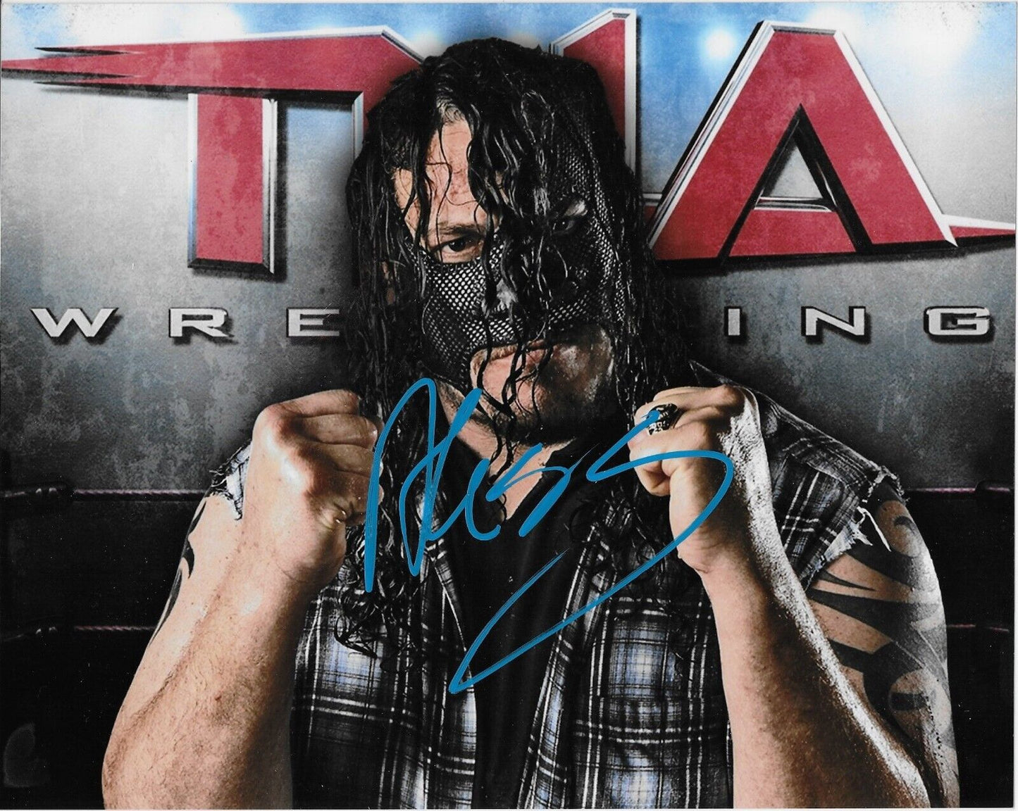 Autographed Wrestling Abyss Signed WWE Smack Down 8x10 Photo Original