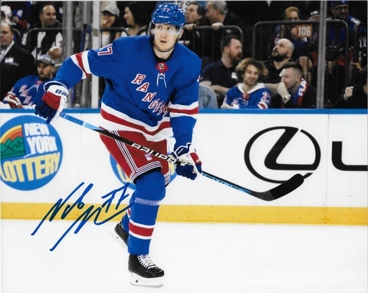 Autographed New York Rangers Niko Mikkola 8x10 Photo Original