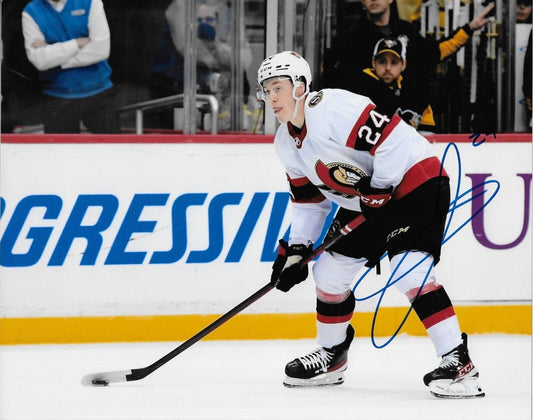 Autographed Ottawa Senators Jacob Bernard-Docker Belleville Sens 8x10 Photo #2
