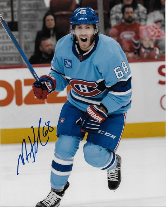 Autographed Montreal Canadiens Mike Hoffman 8x10 Photo Original