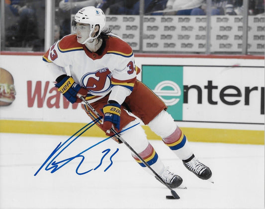 Autographed New Jersey Devils Ryan Graves  8x10 Photo Original