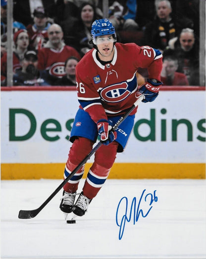 Photo 8x10 autographiée par Jonathan Kovacevic des Canadiens de Montréal #2 Original