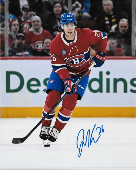 Autographed Montreal Canadiens Jonathan Kovacevic 8x10 Photo #2 Original