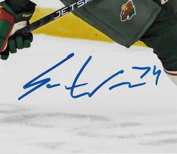 Autographed Minnesota Wild Sammy Walker 8x10 Photo #2 Original