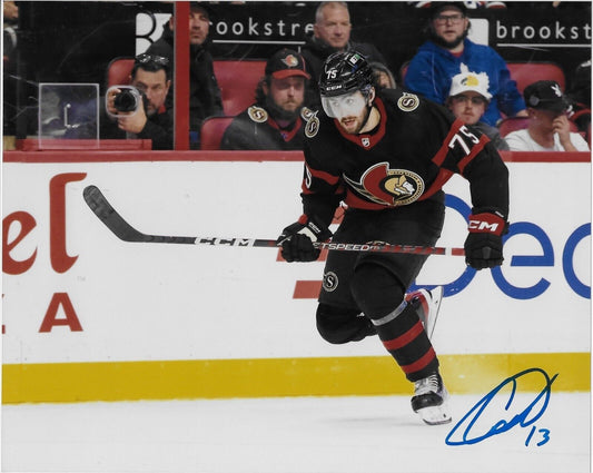 Autographed Ottawa Senators Egor Sokolov 8x10 Photo #5 Original