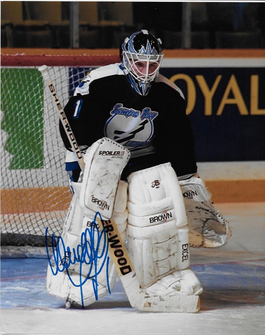 Autographed Tampa Bay Lightning Wendell Young 8x10 Photo Original