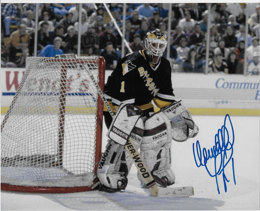 Autographed Pittsburgh Penguins Wendell Young 8x10 Photo Original