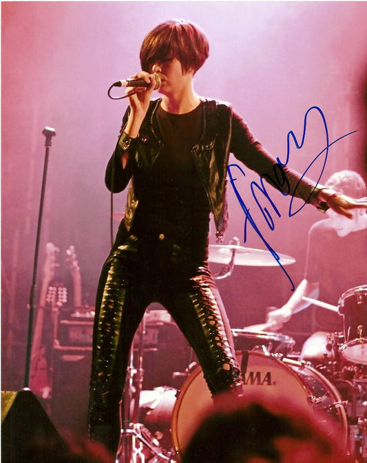 Autographed Hayley Mary Lead Vocalist of The Jezabels 8x10 Photo Original