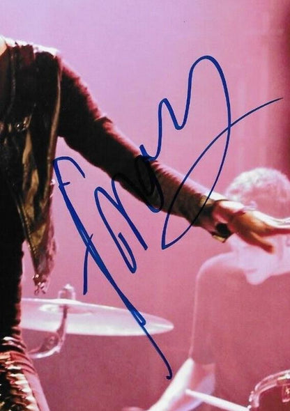 Photo autographiée de Hayley Mary, chanteuse principale de The Jezabels, format 8x10, originale