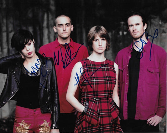 Auto The Jezabels Hayley Mary Heather Shannon Nik Kaloper Lockwood 8x10 Photo 10