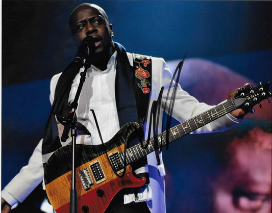 Autographed Wyclef Jean Reggae Star 8x10 Photo #3 Original