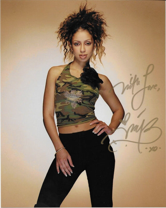 Photo autographiée de l'auteure-compositrice-interprète Mya Harrison 8x10 #2 Original