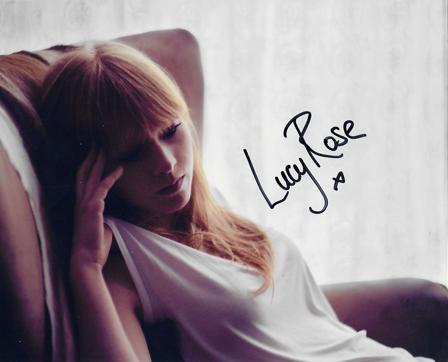 Autographed Singer Songwriter Lucy Rose 8x10 Photo #2 Vocalist w Bombay Bicycle