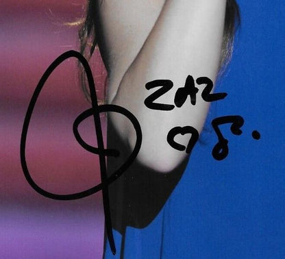 Autographed Zaz Isabelle Geffroy Signed 8x10 PHOTO #5 Original