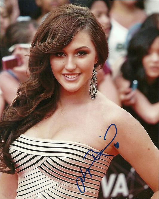 Autographed Singer Alyssa Reid The Game  Alone Again 8x10 Photo Original