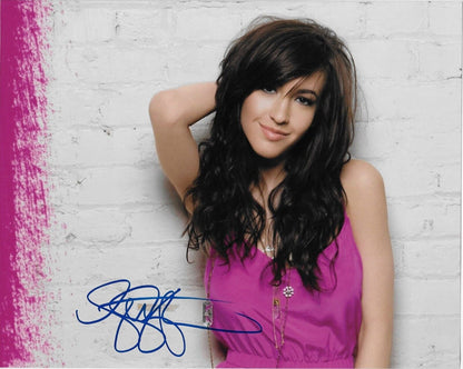 Photo autographiée de l'auteure-compositrice-interprète Kate Voegele 8x10 originale de One Tree Hill