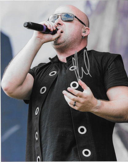 Autographed Singer Songwriter David Draiman 8x10 Photo 2 Original Band Disturbed