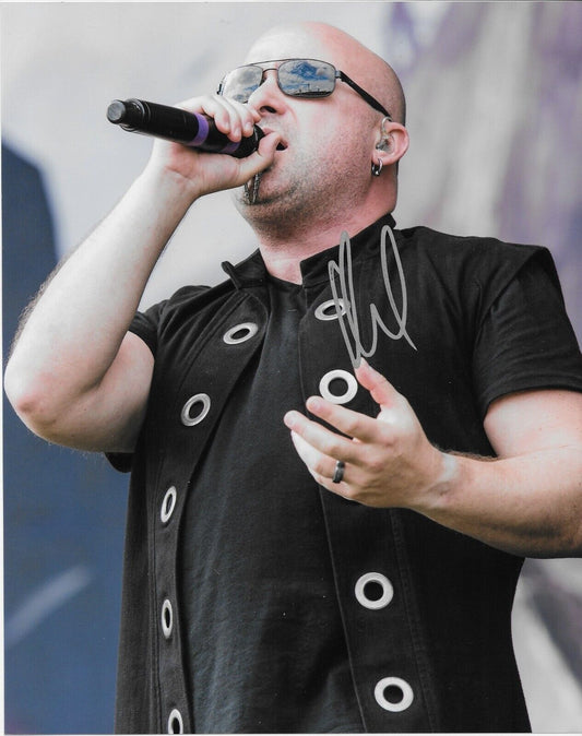 Autographed Singer Songwriter David Draiman 8x10 Photo 2 Original Band Disturbed